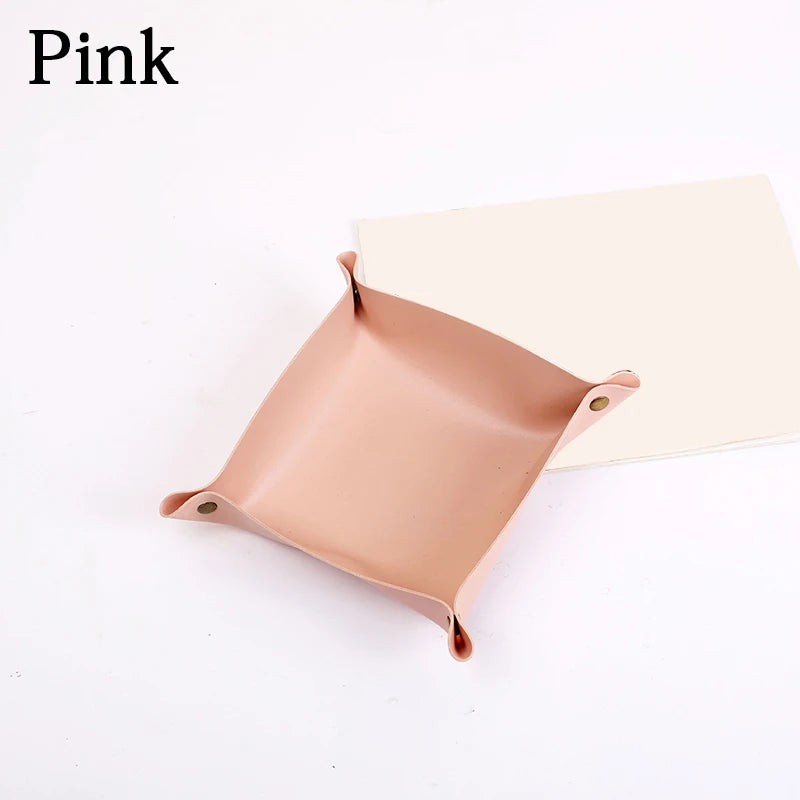 Nordic Leather Cosmetic Tray