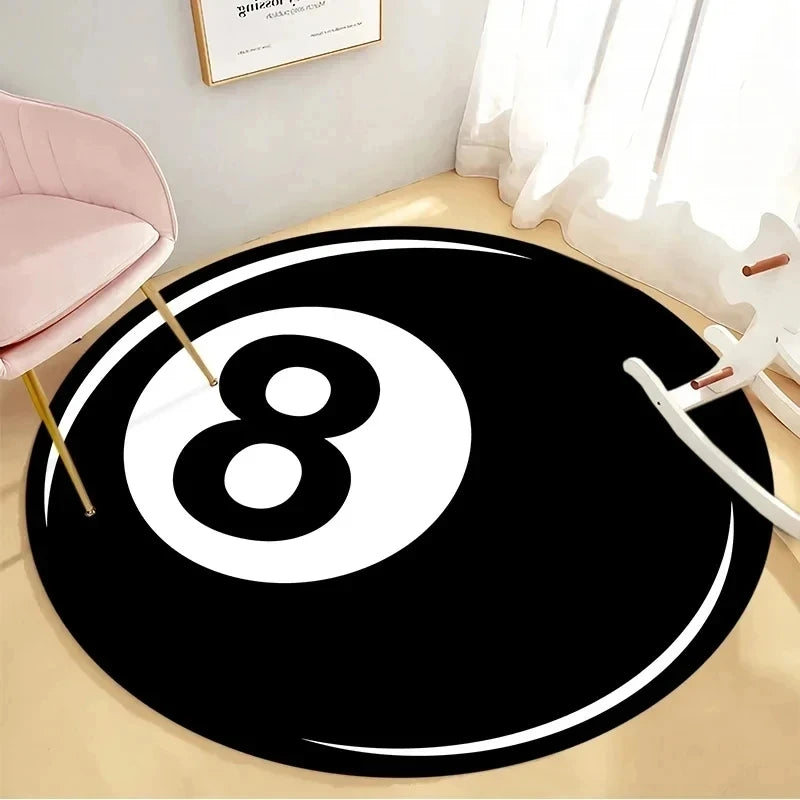 Classic 8 Ball Rug