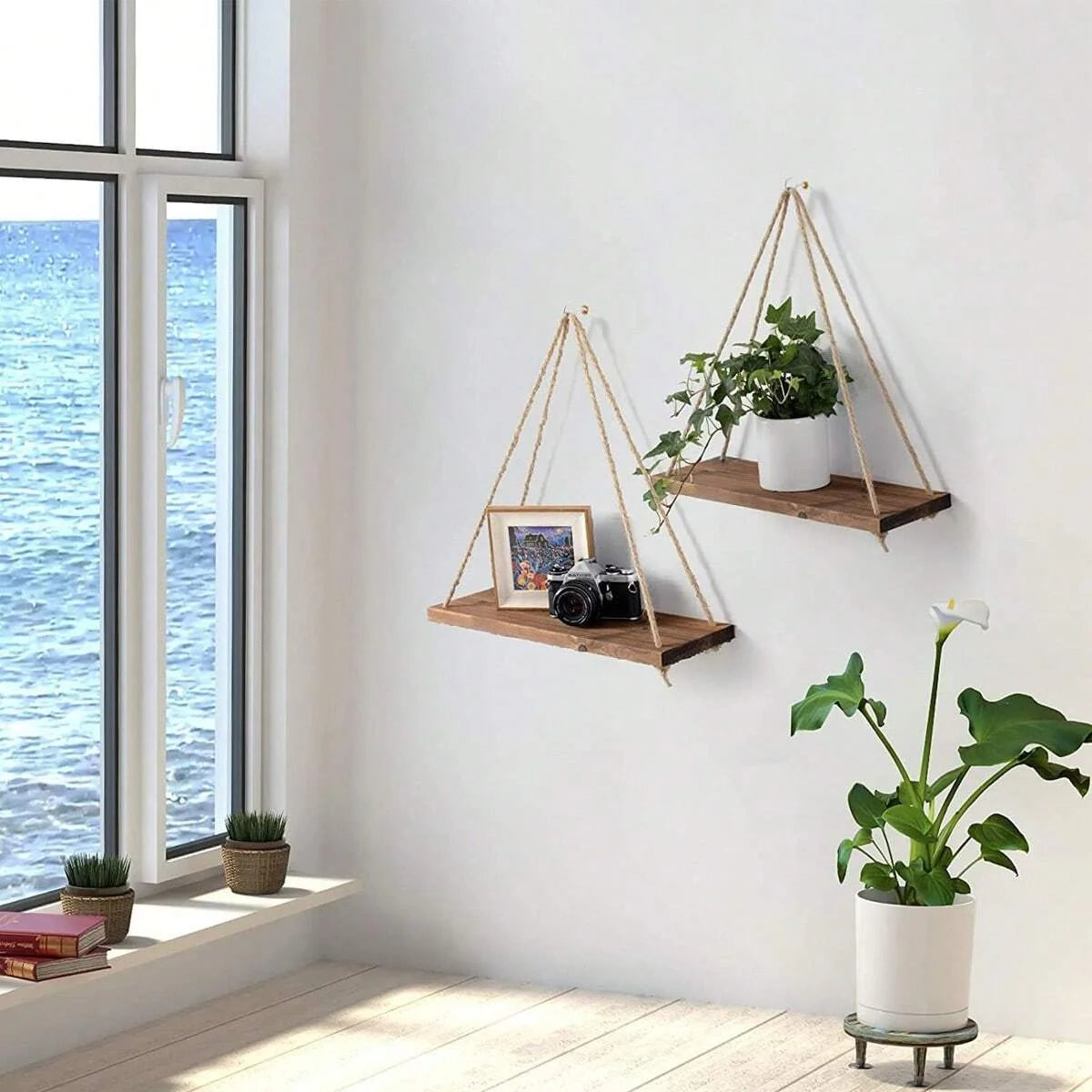 TimberTouch Wall Storage & Planter Rack