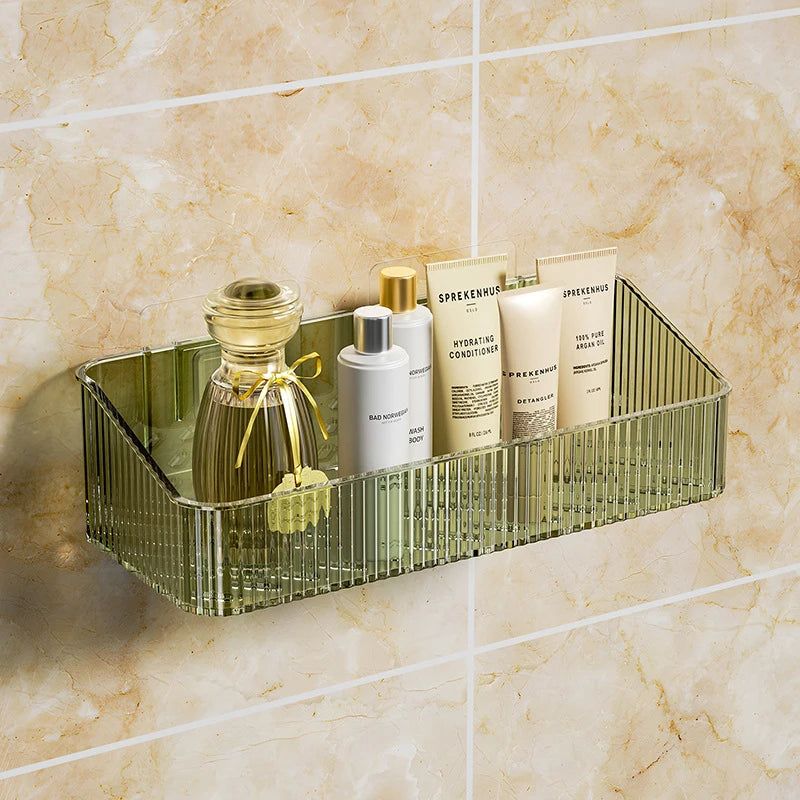 Wall-Mounted Cosmetic Storage Rack